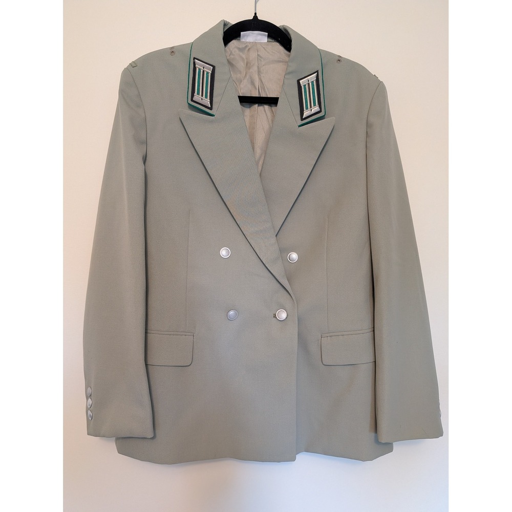 Vintage East German DDR Grenztruppen Uniform Tunic Jacket Womens m 48